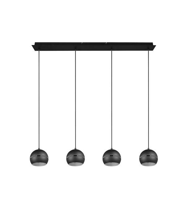 چراغ آویز خطی چهار شعله 4x4.3 وات ستاره شمال مدل GHO10