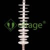 مقره سیلیکونی 36kv کششی آویز فاصله خزش 1354mm مدل DS-161354 برند سامانه های نوین افرا