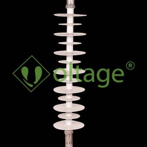 مقره سیلیکونی 36kv کششی آویز فاصله خزش 1354mm مدل DS-161354 برند سامانه های نوین افرا