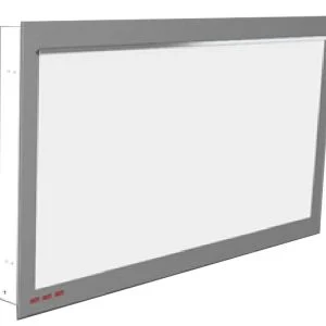 چراغ بیمارستانی نگاتسکوپ دو خانه روکار مهنام مدل صفحه اکرولیک شیری T8