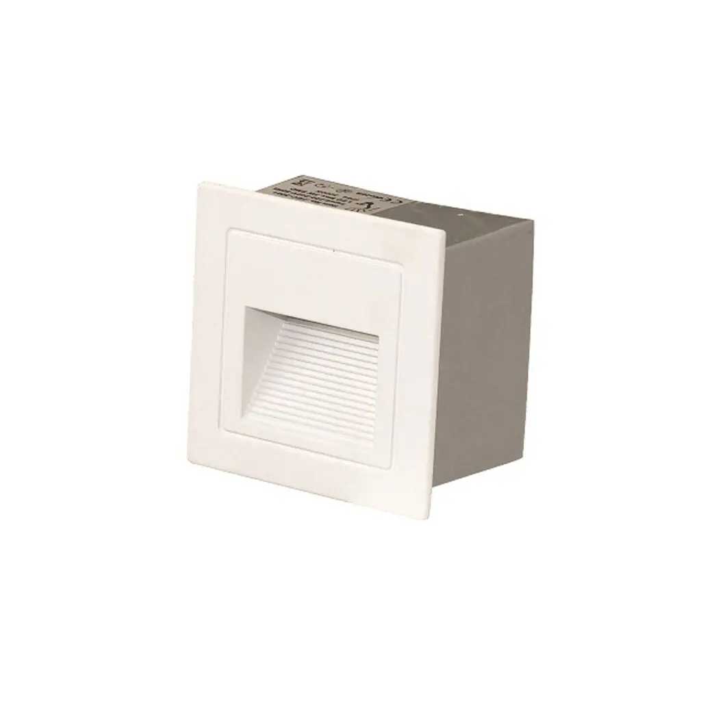 چراغ زیرپله (کنارپله) 3 وات دیواری مربع SMD مدل FEC-3001