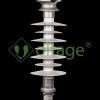 مقره سیلیکونی 24kv  اتکایی سوزنی فاصله خزش 660mm مدل DP-260660 برند سامانه های نوین افرا