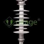 مقره سیلیکونی 24kv اتکایی سوزنی فاصله خزش 660mm مدل DP-260660 برند سامانه های نوین افرا