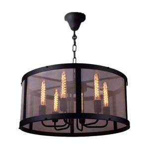 لوستر نیرا نور مدل متال باکس دایره MBC-825