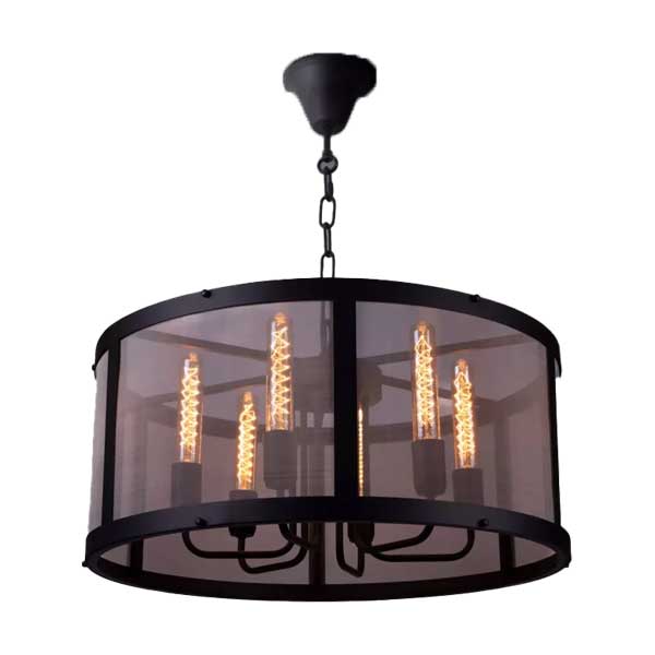 لوستر نیرا نور مدل متال باکس دایره MBC-824