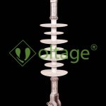 مقره سیلیکونی 24kv کششی آویز فاصله خزش 746mm مدل DS-160746 برند سامانه های نوین افرا