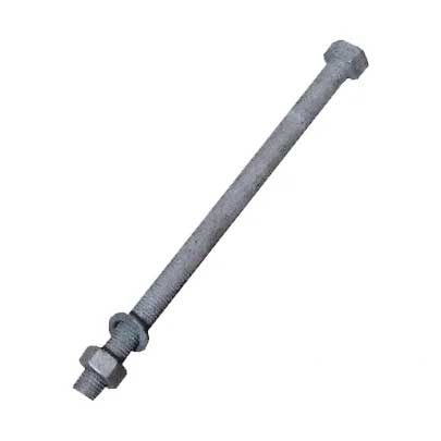 پیچ و مهره تمام رزوه 450*16میلیمتر شیلگان(p)