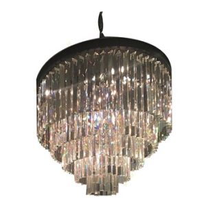 لوستر 5 طبقه کریستالی مجلسی مدل 6101 سایز 80 سانتی