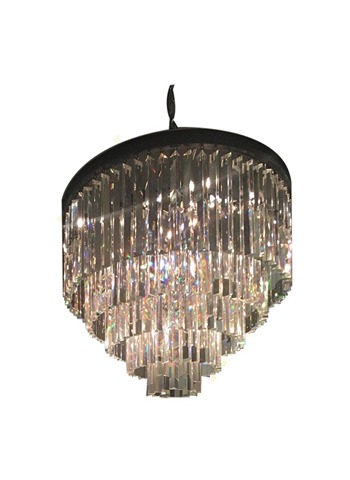 لوستر کریستالی گرد سایز 60 سانتی مجلسی مدل 6101