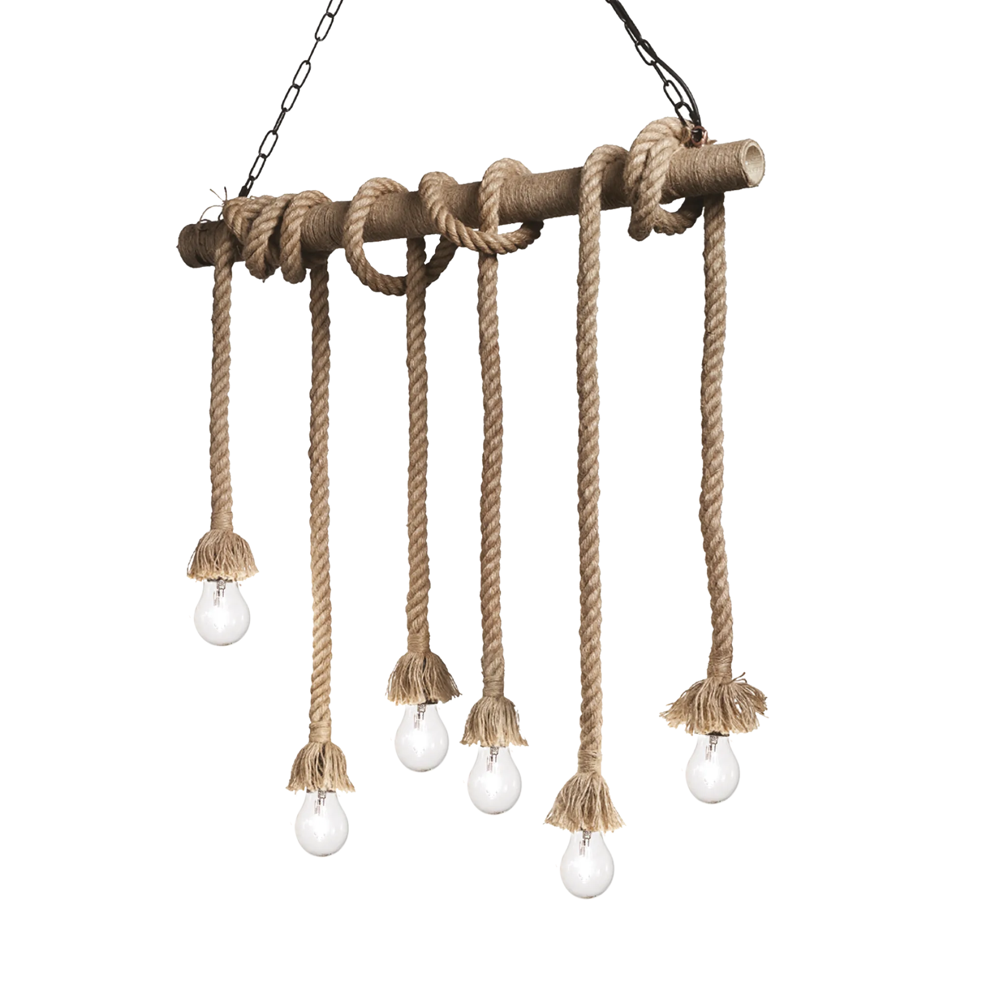 چراغ آویز آرتا مدل کنفی و چوبی کد 101/6