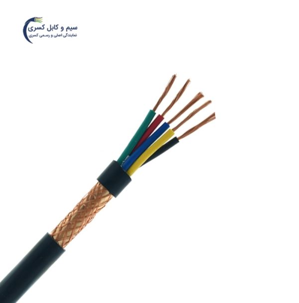 کابل افشان شیلددار مسی 0.25*5 برند کسری