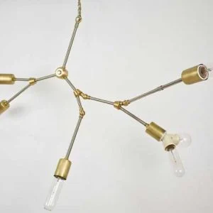 چراغ آویز 5 شاخه بالب لندن مدل BL-14GOLD