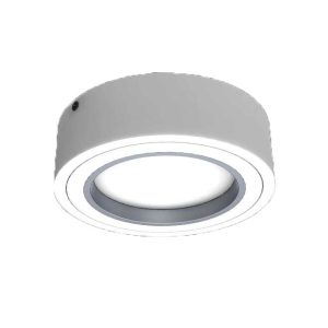 چراغ بیمارستانی 24 وات دانلایت روکار مهنام با قطر 22 سانتی متر مدل روشا M357DOBS2440T