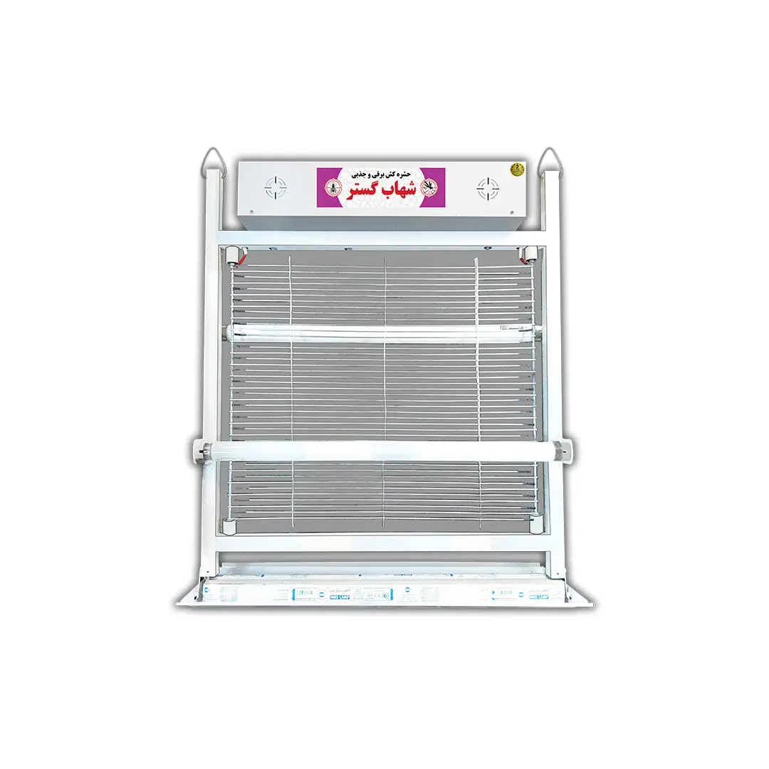 حشره کش برقی جذبی صنعتی 2 در 20 وات UV شهاب گستر مدل FUV2x20WS
