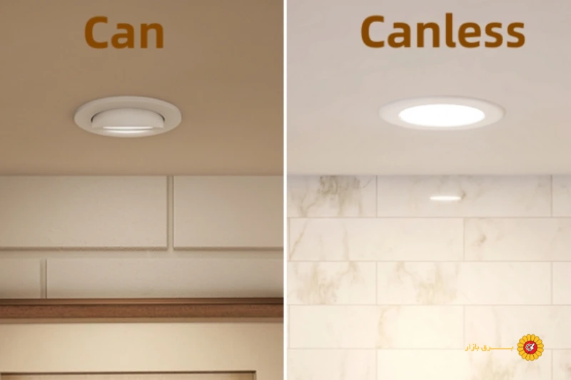 تفاوت چراغ روکار و چراغ توکار چیست؟