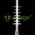 مقره سیلیکونی 24kv کششی آویز فاصله خزش 660mm مدل DS-160660 برند سامانه های نوین افرا