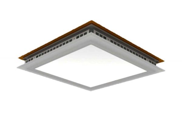 چراغ بیمارستانی 30x30 توکار مهنام مدل CLEAN ROOM