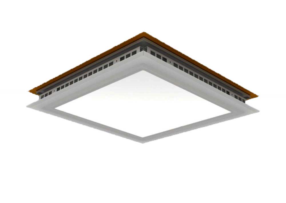 چراغ بیمارستانی 30x30 توکار مهنام مدل CLEAN ROOM