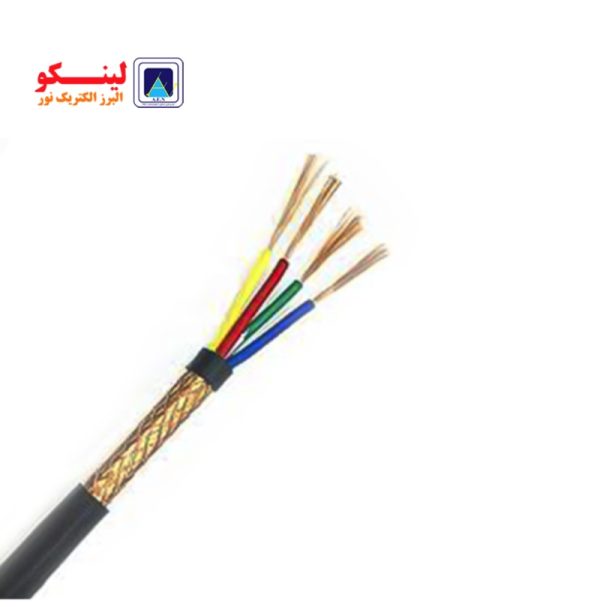 کابل افشان شیلددار مسی 4 در 1.5 برند البرز الکتریک نور لینکو