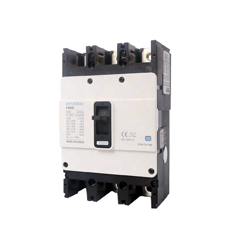 کلید اتوماتیک،کمپکت 32 آمپر،غیرقابل تنظیم حرارتی -مغناطیسی HYUNDAI HGM 38KA