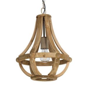 لوستر رستیک نیرا نور مدل کارن 6 شعله