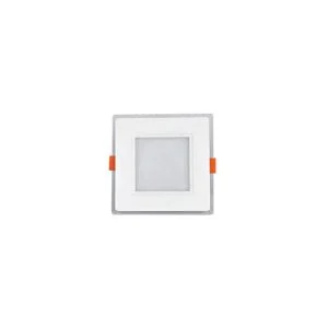 گلاریس 9وات مربعی سفید برند پارس شعاع توس