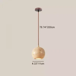 چراغ آویز انگاره چوبی لامپ دار مدل KAHROBA 1