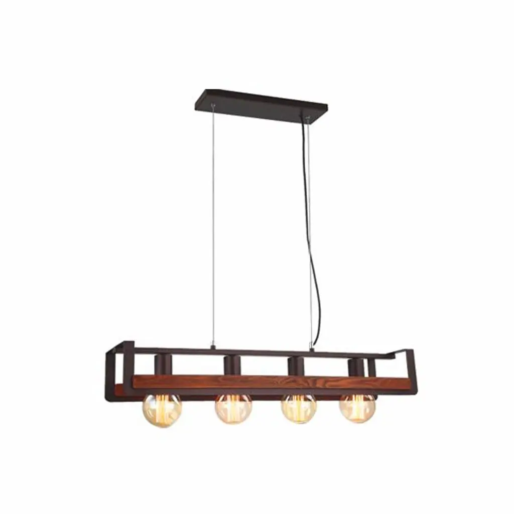 چراغ آویز خطی 6 شعله E27 ستاره شمال مدل DC22