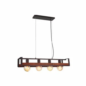 چراغ آویز 4 شعله خطی E27 ستاره شمال مدل DC13