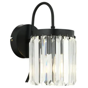 لوستر کریستالی دیواری گرد 1 طبقه مدل C-415