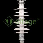 مقره سیلیکونی 36-24 کیلو ولت اتکایی سوزنی فاصله خزش 838mm مدل DP-300838 برند سامانه های نوین افرا