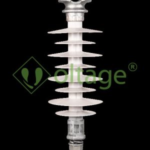 مقره سیلیکونی 36-24 کیلو ولت اتکایی سوزنی فاصله خزش 838mm مدل DP-300838 برند سامانه های نوین افرا