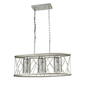 چراغ آویز خطی چهار شعله 4xE27 ستاره شمال مدل DC21