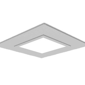 چراغ بیمارستانی 23 وات LED توکار 60x60 مهنام مدل گلاریس با صفحه پلی استایرن شیری