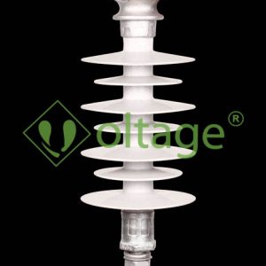 مقره سیلیکونی 24kv اتکایی سوزنی فاصله خزش 766mm مدل DP-280766 برند سامانه های نوین افرا