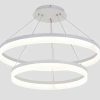 چراغ آویز خطی رینگی سیلا نور مدل گلکسی 60×40