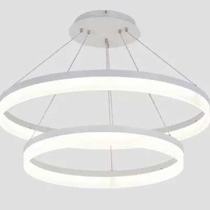 چراغ آویز خطی رینگی سیلا نور مدل گلکسی 60×40