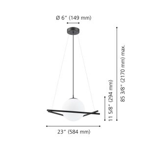 لوستر تک شعله کاریکسی مدل مثلثی حباب 30
