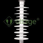 مقره سیلیکونی 36kv اتکایی سوزنی فاصله خزش 1160mm مدل DP-301160 برند سامانه های نوین افرا