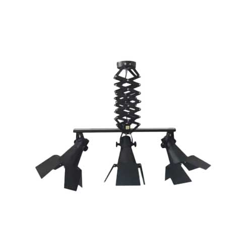 چراغ آویز کریستال کپ مدل DG132X3 با پایه آکاردئون