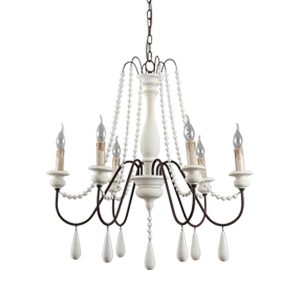 لوستر رستیک نیرا نور مدل آیلین 8 شعله