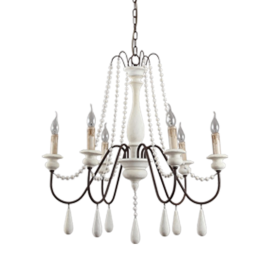 لوستر رستیک نیرا نور مدل آیلین 8 شعله