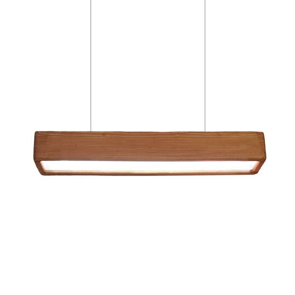 آویز چوبی تسلا بدون لامپ مدل LINER TS-A9-100cm