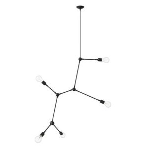 چراغ آویز 5 شاخه بالب لندن مدل BL-13BLACK