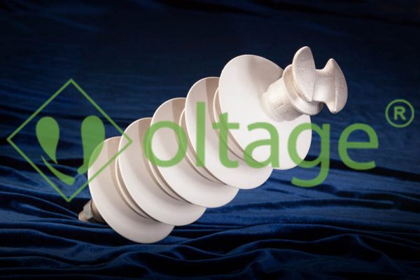 مقره سیلیکونی 36kv  اتکایی سوزنی فاصله خزش 1117mm مدل DP-301117 برند سامانه های نوین افرا