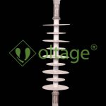 مقره سیلیکونی (24-36)kv کششی آویز فاصله خزش 949mm مدل DS-160949 برند سامانه های نوین افرا