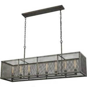 لوستر نیرا نور مدل متال باکس مستطیل MBR-811