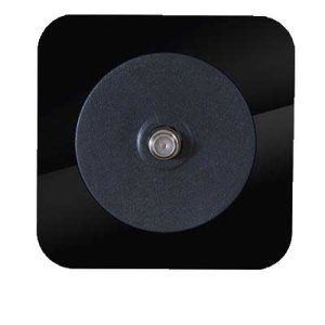 کلید و پریز آدا پلکسی مشکی دلند پلاس /فیش آنتنsat (مکانیزم+قاب)