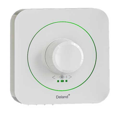 کلید و پریز آدا سفید دلند پلاس /آداپلاس دیمر فن(مکانیزم+قاب)