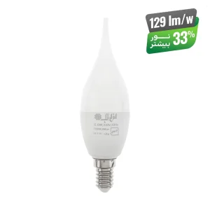 لامپ 6.6 وات اشکی با سرپیچ E14 برند افراتاب مدل AF-TC-7HE